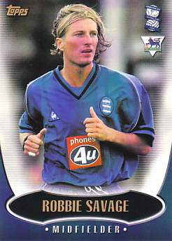 Robbie Savage Birmingham City 2003 Topps Premier Gold #B2